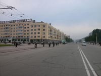 Chongjin - Hauptverkehrsader